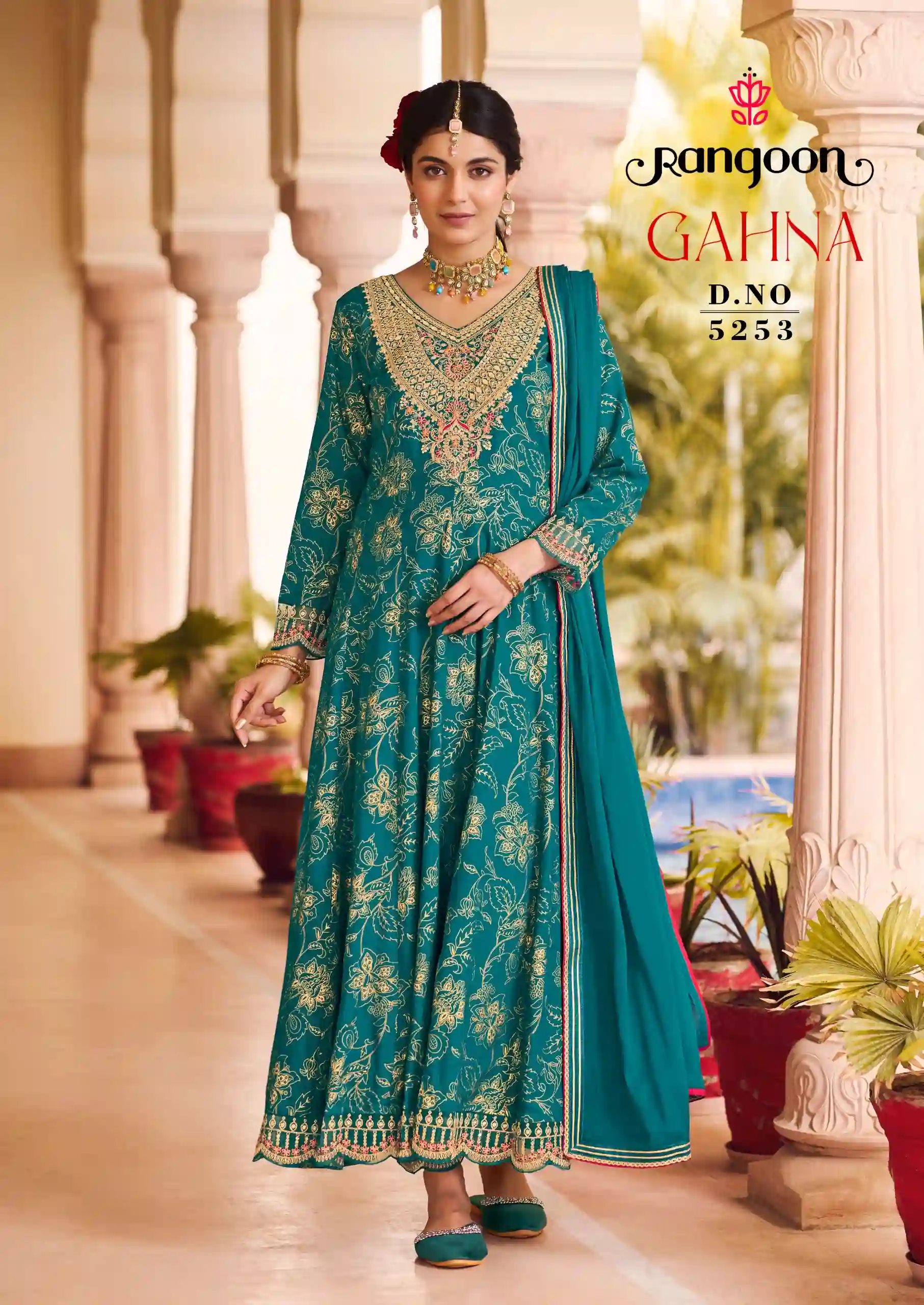 Rangoon Gahna Rayon Print Wholesale Readymade Salwar Suit Catalog — Wholesale Salwar Suits, Rangoon wholesale from Surat - Gallery Image 4